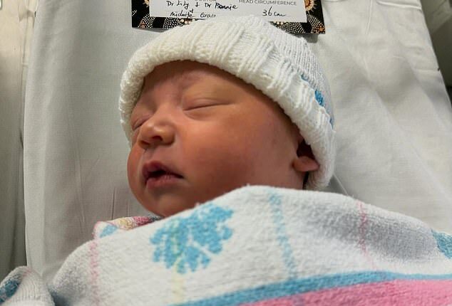 Souths star Cody Walker has announced the arrival of his newborn daughter Keari (pictured)