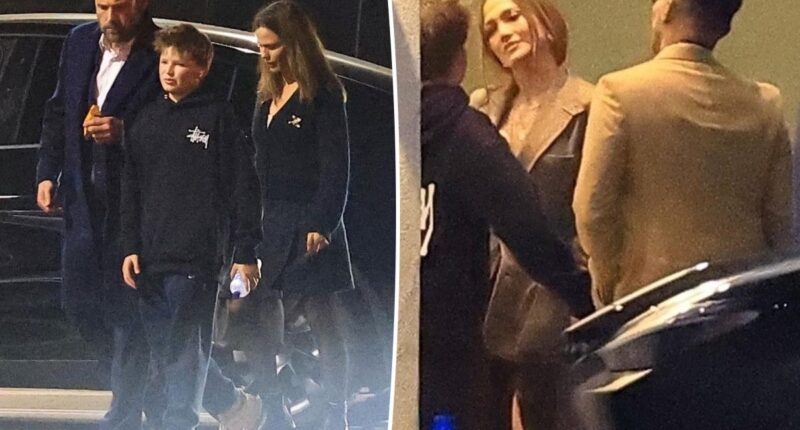 Ben Affleck awkwardly reunites with exes Jennifer Lopez and Jennifer Garner at kids’ school play