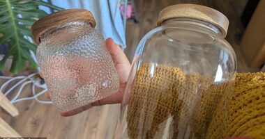 I'm in the process of switching many of my storage jars to glass.