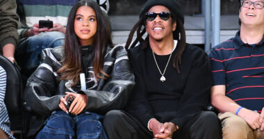 Mood Forever! Blue Ivy & Jay-Z Break The Internet With Their Daddy-Daughter Date & Courtside Style (PHOTOS)