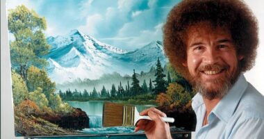 Bob Ross¿ famous curls weren¿t natural - the iconic painter's hair was naturally straight until he got a perm to save money