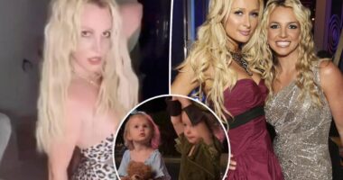Britney Spears reunites with former party pal Paris Hilton after worrying her family with erratic behavior