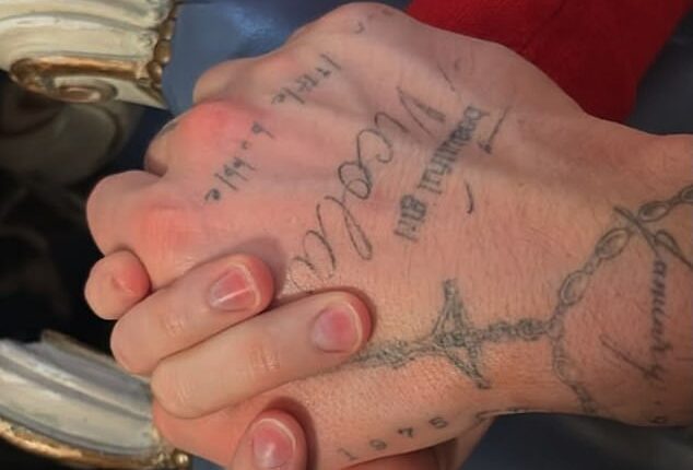 Brooklyn Beckham has declared wife Nicola his 'everything' in a loved-up Instagram post on Christmas Eve, after blocking his family on the platform.