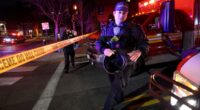 Brown University shooting latest: Manhunt on for suspect after two killed and nine injured in mass shooting