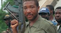 Charles Taylor in his days as a rebel leader in May 1990. Liberia still carries deep scars from the atrocities that were committed by fighters loyal to him and Doe