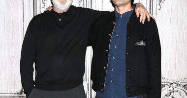 Rob Reiner is pictured with his son Nick (right), who has been charged with the murder of his father and mother Michele