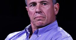 Former CNN host Chris Cuomo said Dave Chappelle is spreading antisemitism by making jokes about Israel on his NewsNation show Wednesday, while also mentioning the comic's faith. He is seen at the 2025 Tribeca Festival earlier this year