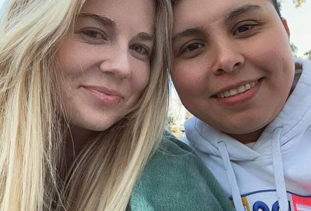 Cassandra Sainsbury (pictured with her wife Tatiana) plans to return to Colombia to study law