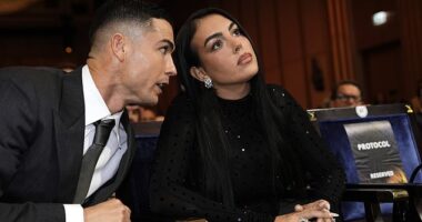 Cristiano Ronaldo attended the Globe Soccer Awards in Dubai with fiancée Georgina Rodriguez