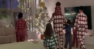 Cristiano Ronaldo shared a festive message to his fans on social media on Christmas Day