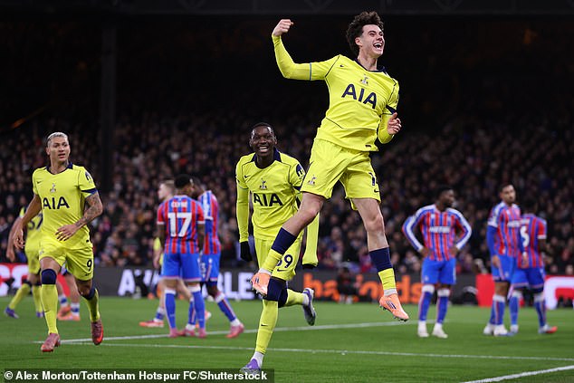 Archie Gray eased the pressure on Thomas Frank as Tottenham beat Crystal Palace