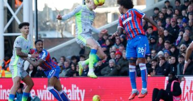 Crystal Palace vs Man City live: Haaland heads visitors in front in crunch Premier League clash