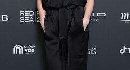 Dakota Johnson, 36, has ignited romance rumors with a younger musician after the pair were seen enjoying dinner together over the holidays; seen earlier this month in Saudi Arabia