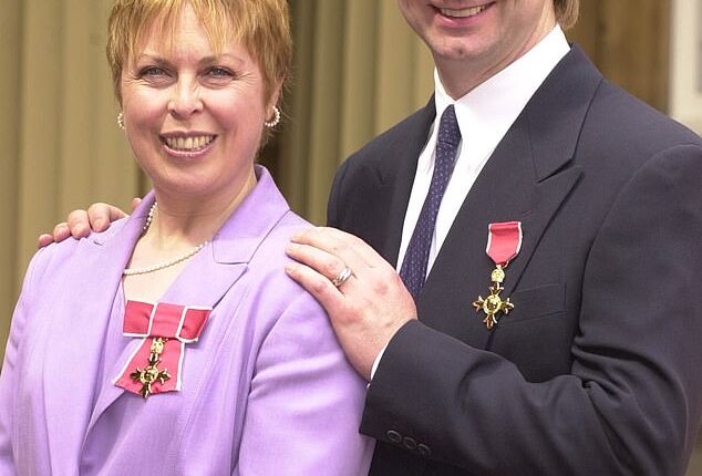 Ice skating legends Jayne Torvill, 68, and Christopher Dean, 67, are reportedly going to be given a damehood and knighthood in the King's New Year Honours (pictured in 2000)