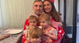 Dani Dyer shared a series of sweet festive family snaps on Instagram on Friday as she joined a host of stars continuing to celebrate the Christmas season