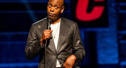 Dave Chappelle called Kirk 'an internet personality' and 'a wholesome white guy' whose death was shocking in his new Netflix special The Unstoppable; pictured in his 2021 film The Closer