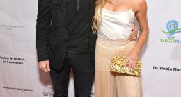 Denise Richards' estranged husband Aaron Phypers compared her to Rob Reiner's son Nick, when asked why she accused him of domestic violence; Phypers and Richards pictured in May