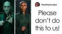 “Don’t Do This To Us”: Cynthia Erivo Allegedly In Talks To Play Lord Voldemort, Sparking Meltdown