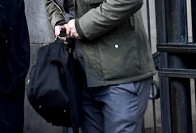 Gary Towsey, 43, arrived at the plush Bonham Hotel in Edinburgh dressed in full Highland regalia, including a kilt, jacket and shoes