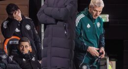 Wilfried Nancy can't believe it after his Celtic side lost for the fourth time in a row