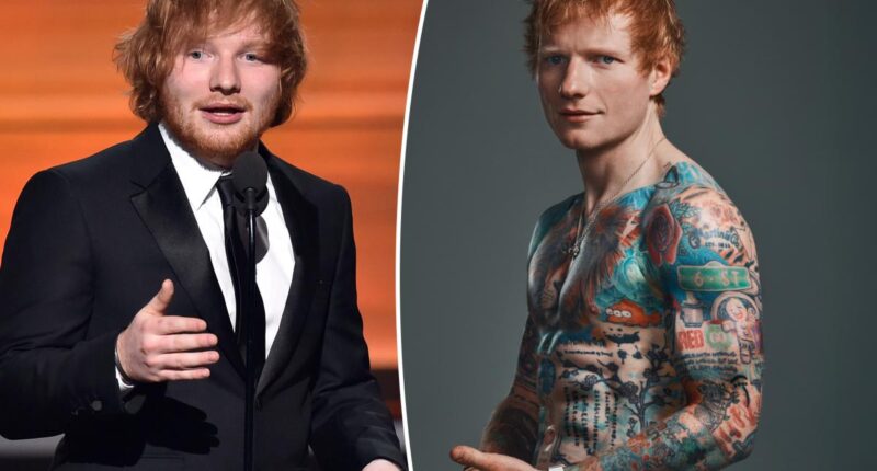 Ed Sheeran shows off 30-pound weight loss in shirtless pics