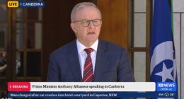 Anthony Albanese (pictured) has apologised to the Jewish community after the Bondi attack