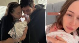 Elsie Hewitt shares photo of newborn daughter with Pete Davidson