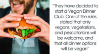 Employee Pushes Back Against Vegan-Only Club And Starts Beef In The Most Literal Way