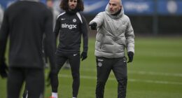 Enzo Maresca (right) is proud of his Chelsea side amid criticism about their discipline issues