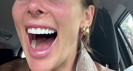 Indy Clinton has debuted the results of her second nose job and her fans can't get enough of the influencer's new look. She is pictured left in March, and right, this month