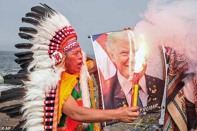 Famed Peruvian psychic shamans predicted that Donald Trump will suffer a serious illness in 2026 in a New Year's ritual