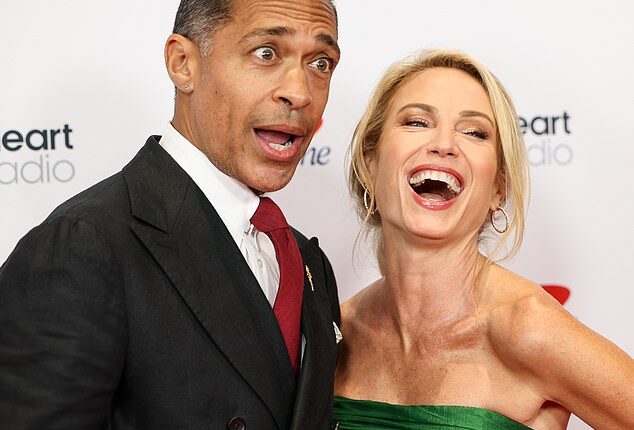 Scandal-ridden couple T.J. Holmes, 48, and Amy Robach, 52, have revealed the secret to their romantic relationship. They're seen earlier this month