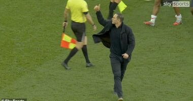 Frank Lampard sent a thumbs-up in the direction of the Southampton support after the game