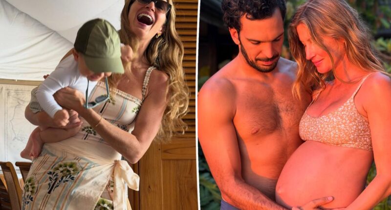 Gisele Bundchen shares photos of baby with Joaquim Valente