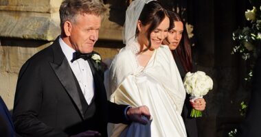 Gordon Ramsayreportedly made a brutal dig at his new son-in-law Adam Peaty's parents in the speech at his daughter Holly's wedding to the swimmer on Saturday