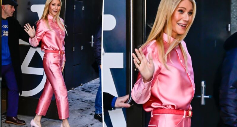 Gwyneth Paltrow wears bold all-pink outfit with 1999 Oscars nod