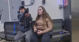 Shane Newman was allegedly captured on body camera footage pulling out a gun - which apparently malfunctioned - as Katarina Jeffrey sat beside him on Thursday