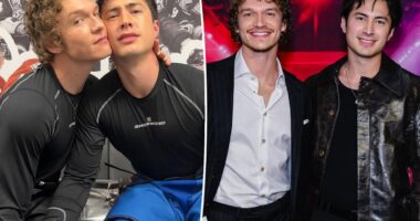 'Heated Rivalry' hunk Hudson Williams jokes real-life relationship with co-star Connor Storrie is 'a nightmare for HR'