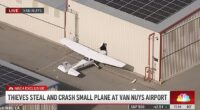Hijacked plane crashes into Los Angeles airport building