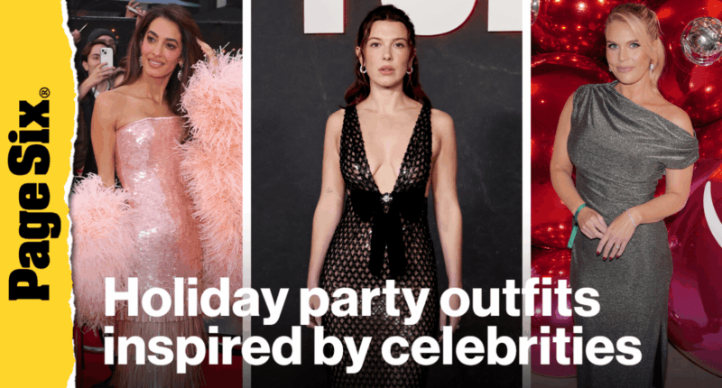 Holiday party season is here — let these celebrities inspire your outfits
