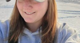 A hospital patient allegedly beat Minnesota security guard Andrea Merrell (pictured), 43, to death outside M Health Fairview Lakes Hospital in Wyoming on Christmas Day