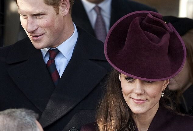 Eight months after her fairytale wedding to Prince William, Kate (pictured), then 29, joined the Royal Family for their annual festivities at Sandringham in December 2011