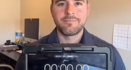 Dr Ryan Worley (pictured), a Clinical Neuroscience and Brain Rehabilitation Specialist from the US has revealed a simple 30-second test can offer clues about alertness, anxiety, fatigue and mental processing speed