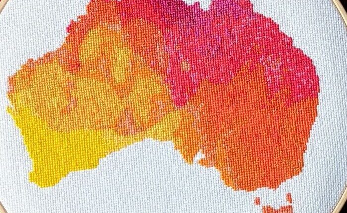 I Create Cross Stitch Patterns Of Maps, And Here Are My Most Popular Designs (22 Pics)