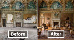 I Photograph Abandoned Places And Used AI To Show What They Looked Like Before Decay (20 Pics)