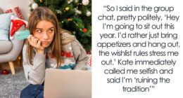 “I’m The Grinch”: Lady Drops Out Of Fam Secret Santa As Her Sis Turns It Into A Luxe Shopping List