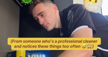 Australian cleaning expert, Jason Shipway, has revealed the seven items in your home that are dirtier than you think, and the commonly overlooked spots could be quietly sabotaging your home's freshness and spreading germs