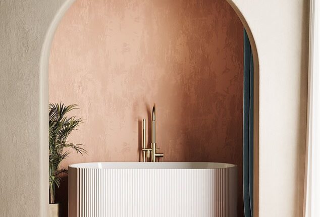 When a bathroom feels clean and bright like this one featuring a Drench bathtub, rather than a renovation afterthought, it elevates the entire home