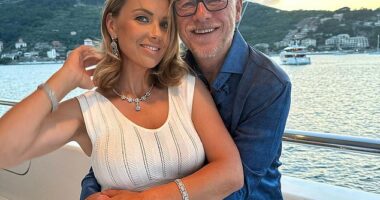 During the programme, John, 73, his long term partner Modesta V¿esniauskait¿, 42, and their children were catered to by the Titania's impressive 21-strong crew, who provide personalised service unlike any other