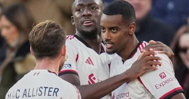 Alexander Isak admitted a weight had finally lifted after breaking his Premier League duck for Liverpool